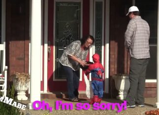 Fake Child Trick or Treat