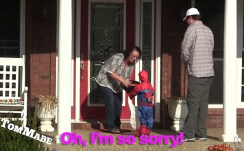 Fake Child Trick or Treat